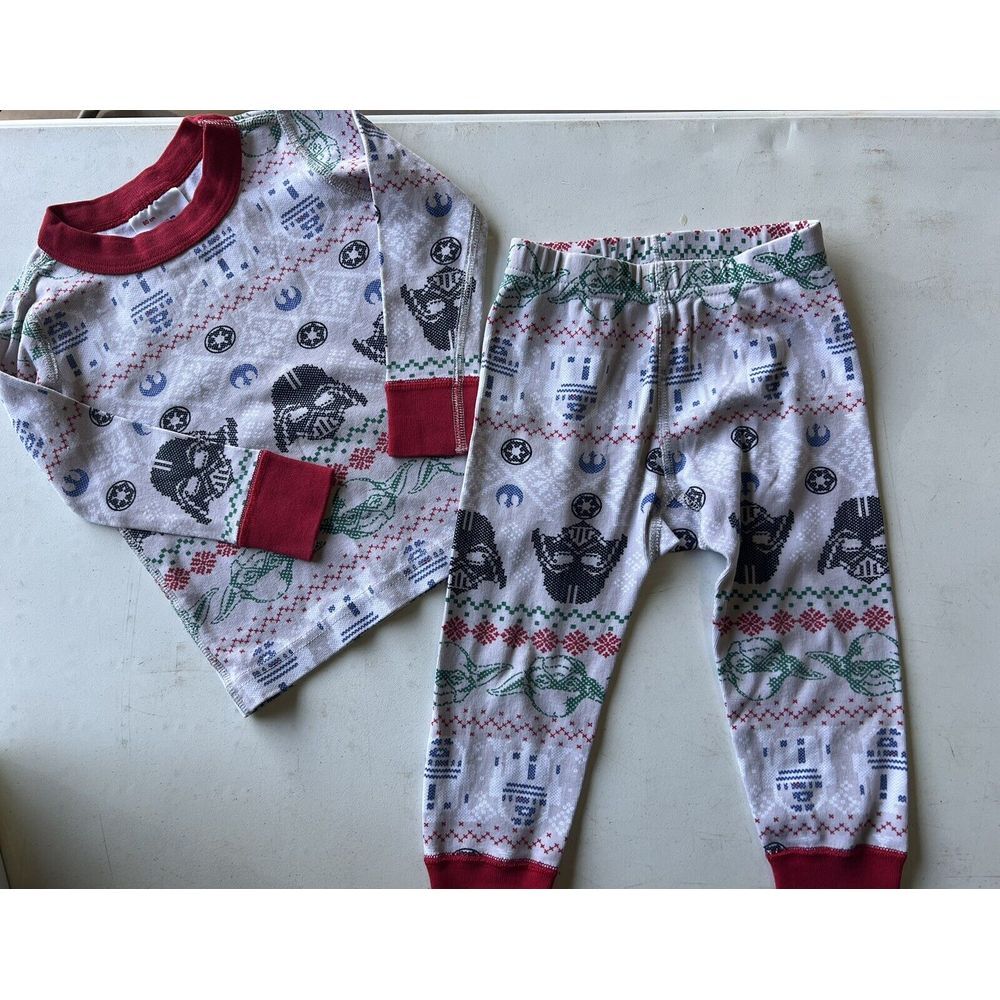 STAR WARS HANNA ANDERSSON‎ CHRISTMAS PAJAMAS SET SZ 18/24M  Darth Vader